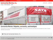 Tablet Screenshot of carrocerias-teruel.com